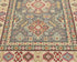 3x5 Gray Kuba Afghan Hand Knotted Wool Area Rug